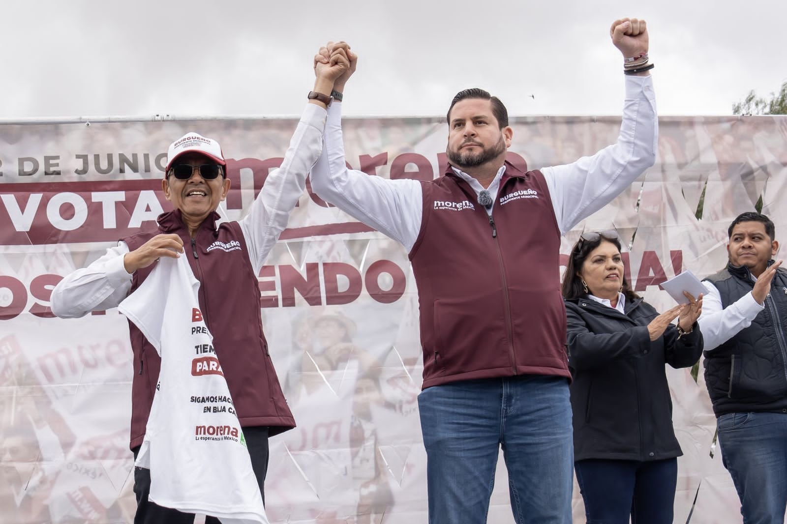 Ofrece Burgueño respaldo total a José Cañada por unirse a la campaña de Morena para ganar la alcaldía