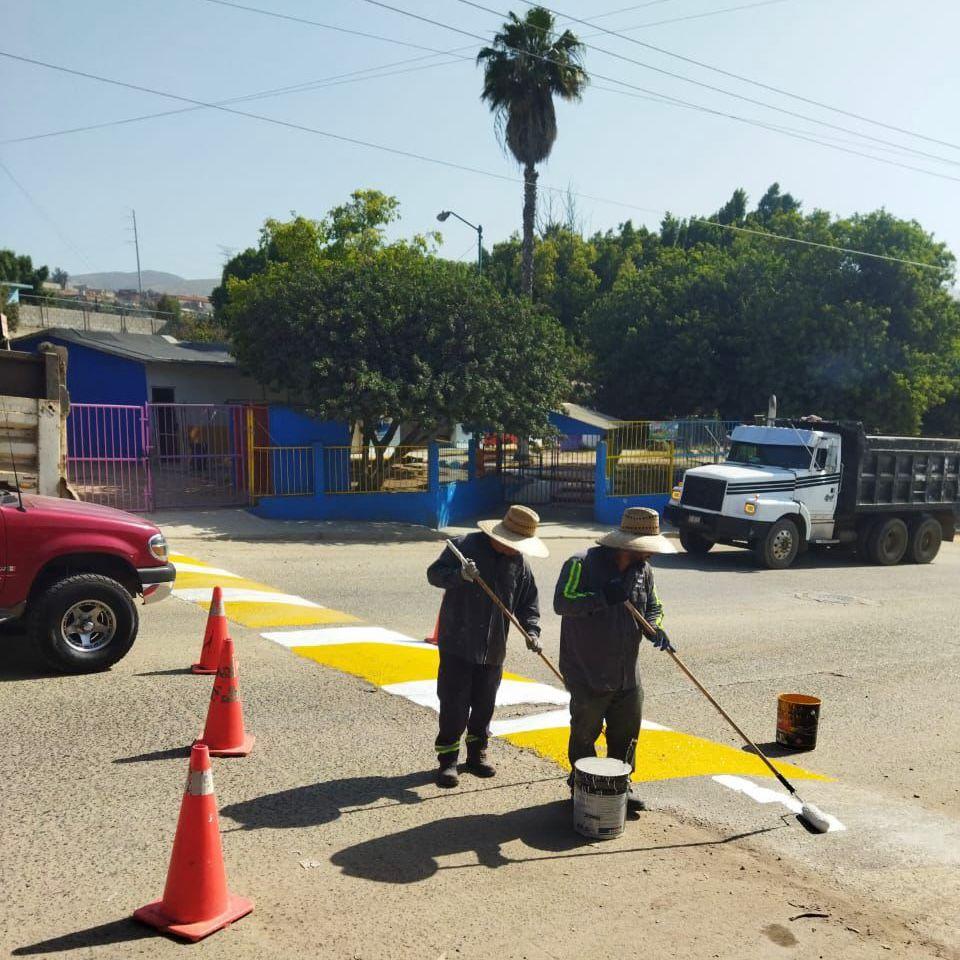 Trabaja Ayuntamiento de Tijuana en la seguridad vial de las nueve delegaciones