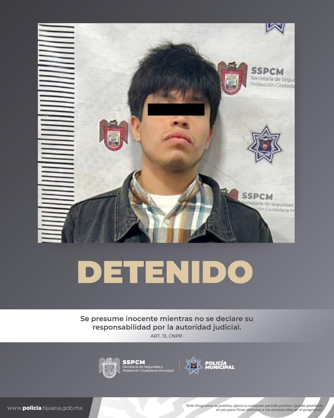 Fugitivo de la ley es capturado por la Policía Municipal