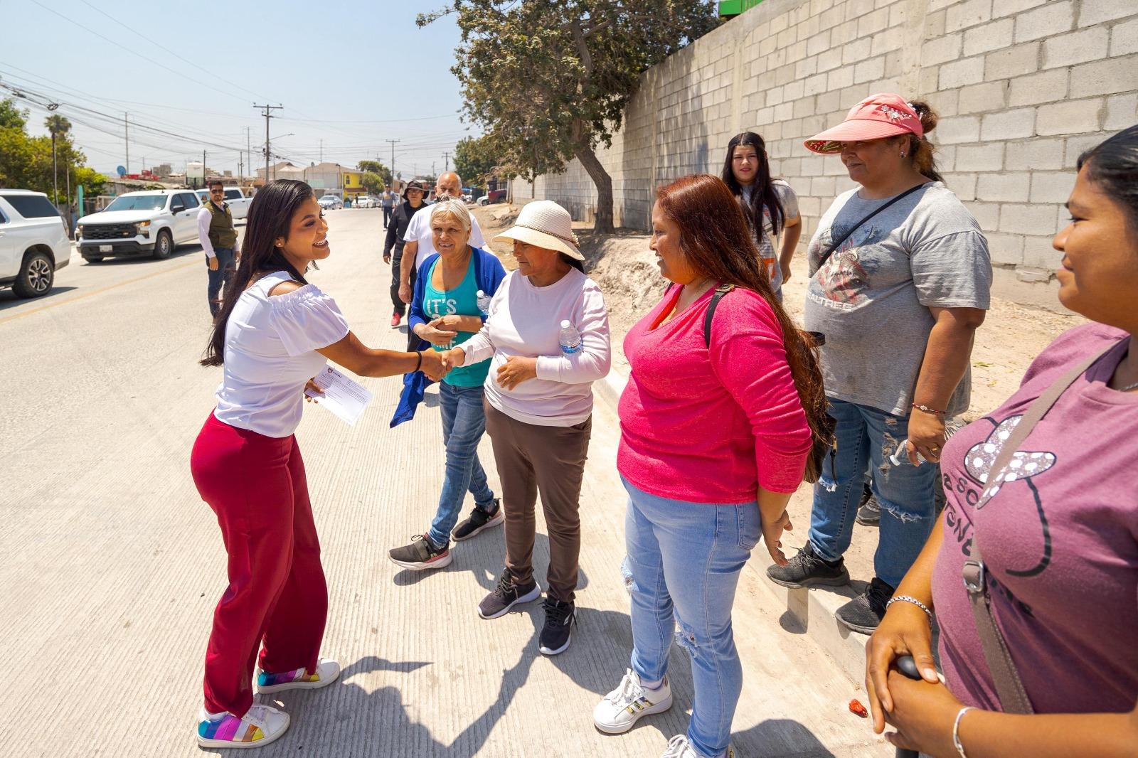 Pavimenta alcaldesa de Tijuana calle Ignacio Allende con más de 4 MDP
