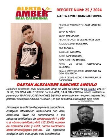 ALERTA AMBER BAJA CALIFORNIA