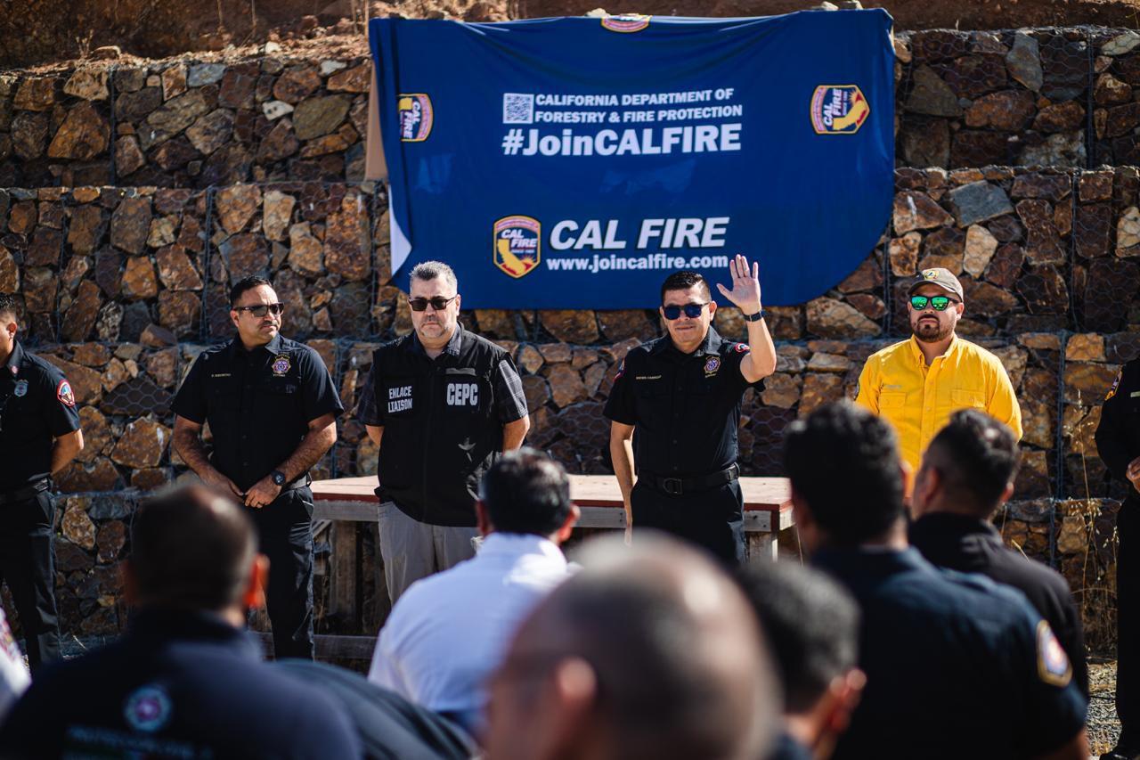 Bomberos de Tijuana inician capacitación binacional en incendios forestales