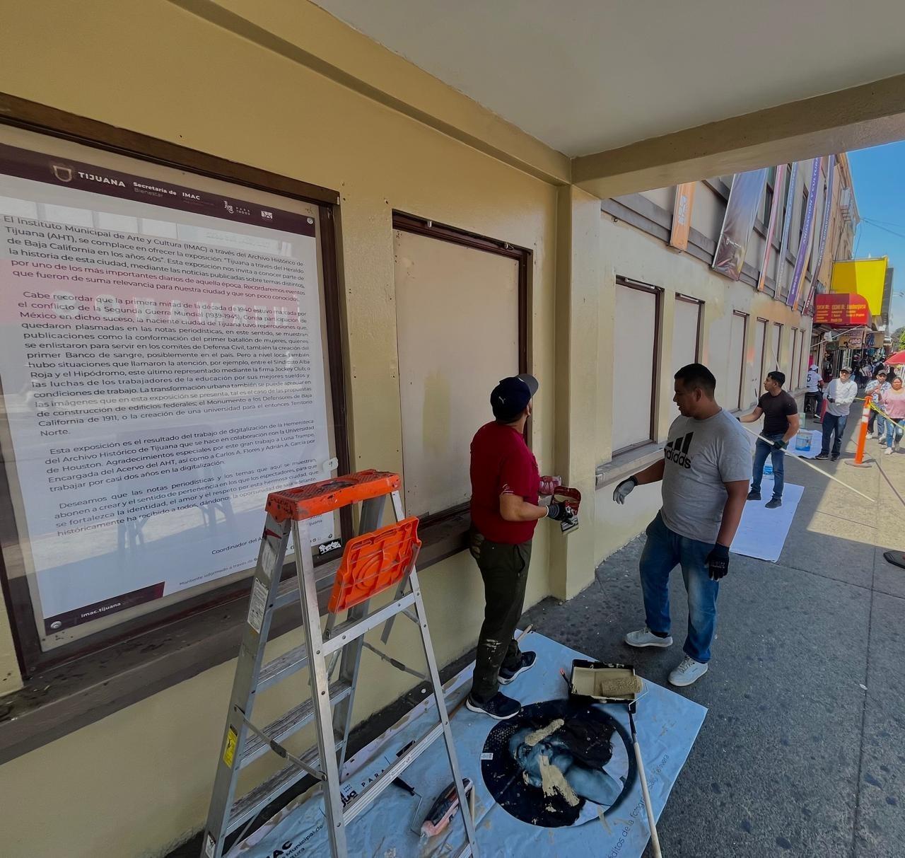 Arranca rehabilitación de la galería urbana del instituto municipal de arte y cultura