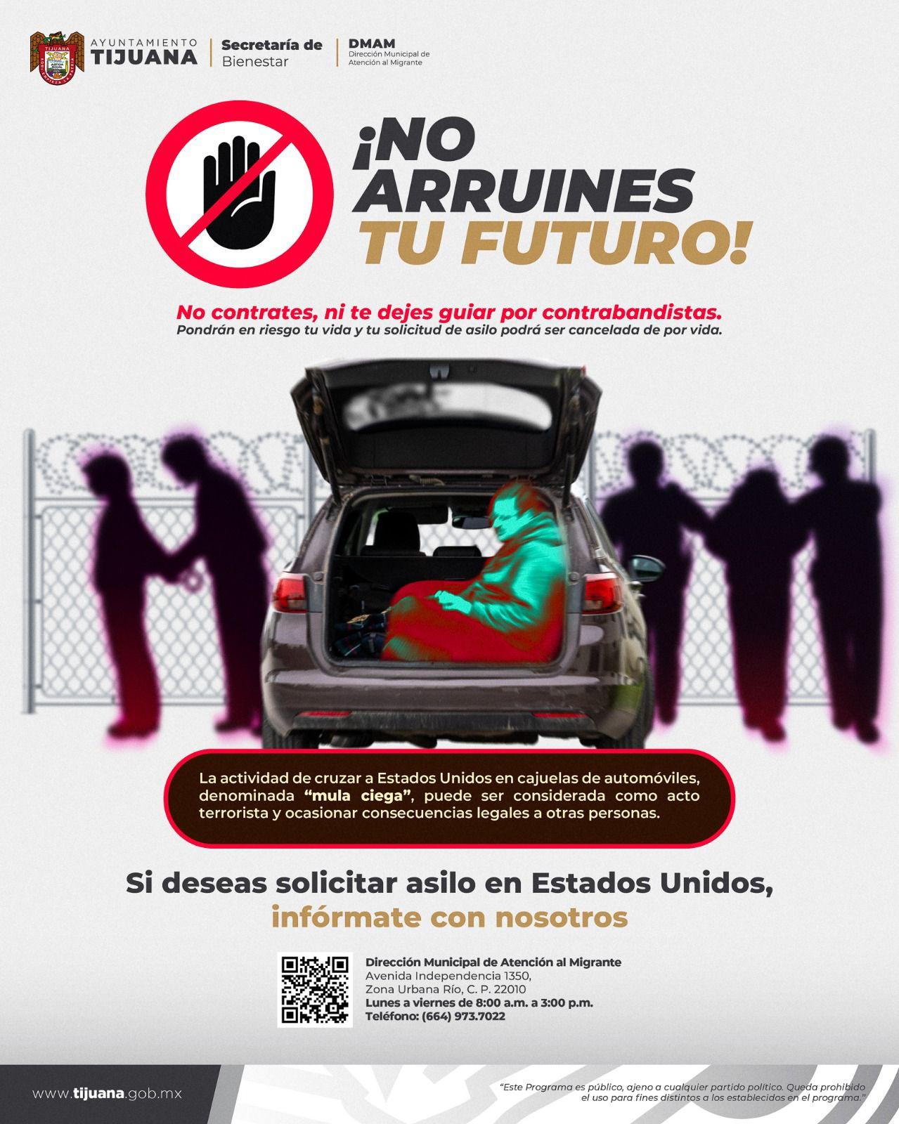 DEJA AYUNTAMIENTO DE TIJUANA ATENCIÓN AL MIGRANTE FORTALECIDA