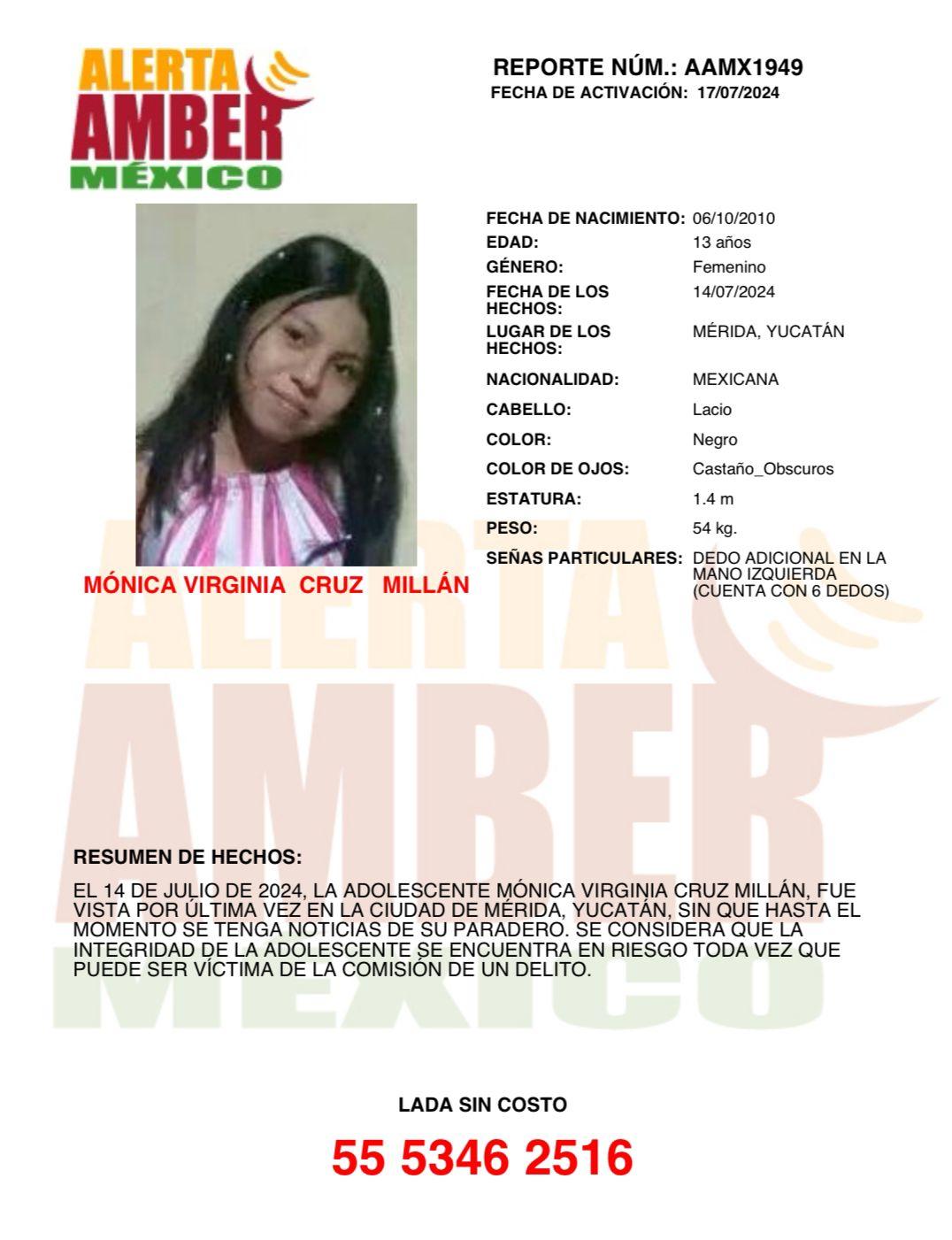 COLABORACIÓN- ALERTA AMBER