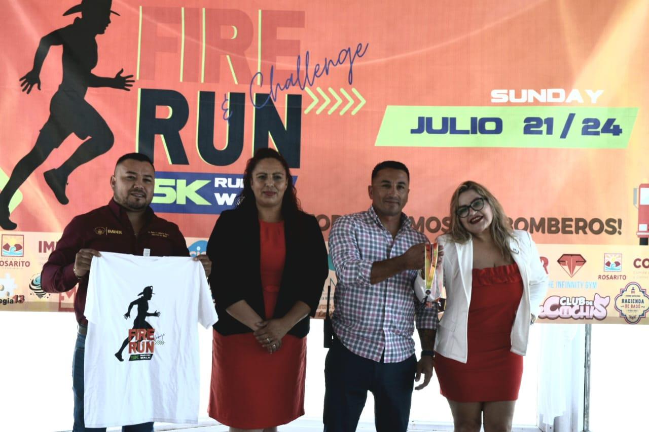 Anuncia Gobierno de la Ciudad carrera  Bomberos Fire Run & Challegne 5K