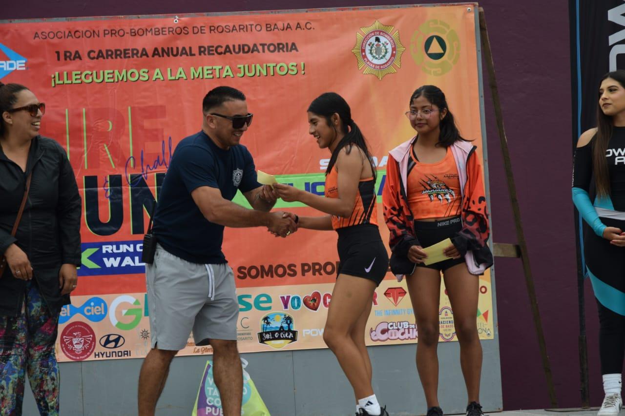 Gobierno de Rosarito y Asociación Pro Bomberos logran éxito rotundo con la carrera ‘Fire Run & Challenge 5K’