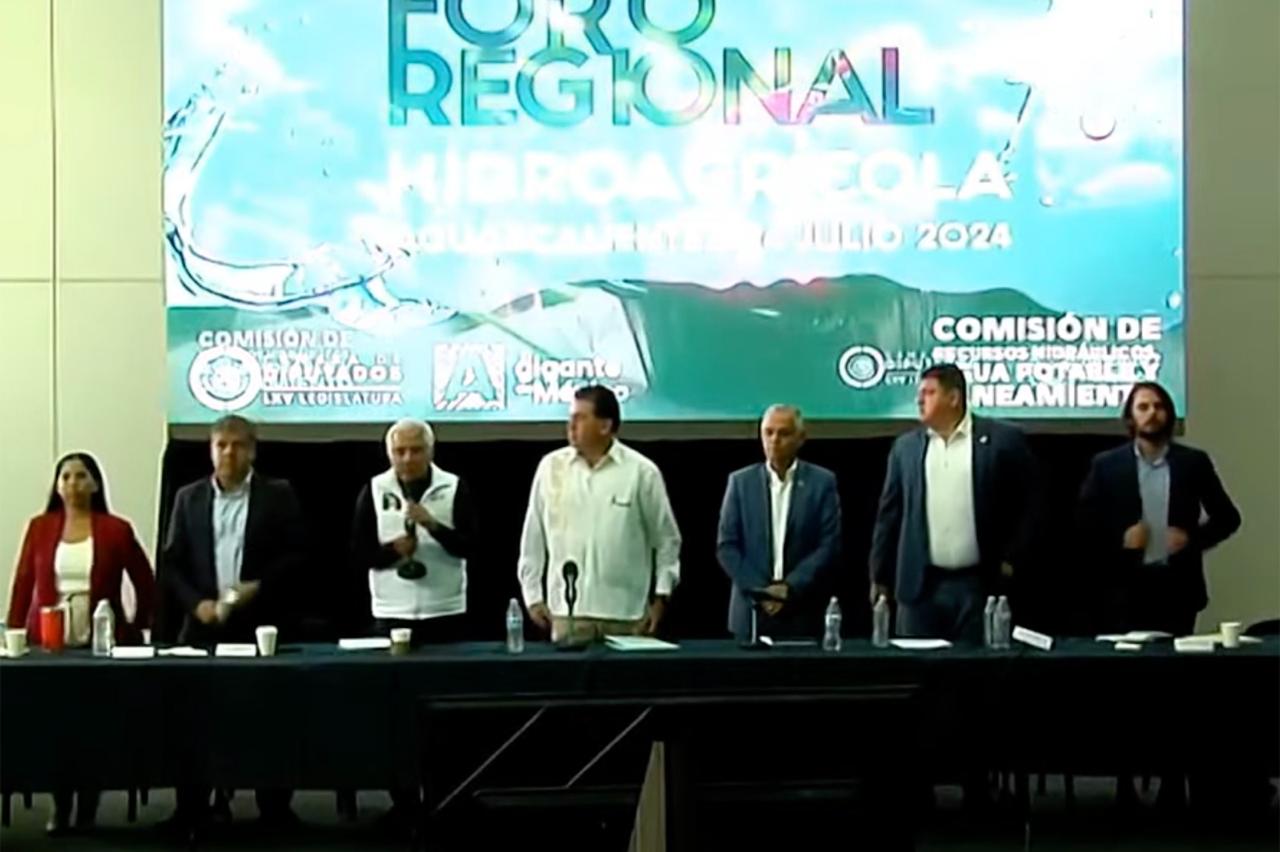 La Comisión de Recursos Hidráulicos, Agua Potable y Saneamiento realizó en Aguascalientes el “Foro Regional Hidroagrícola”