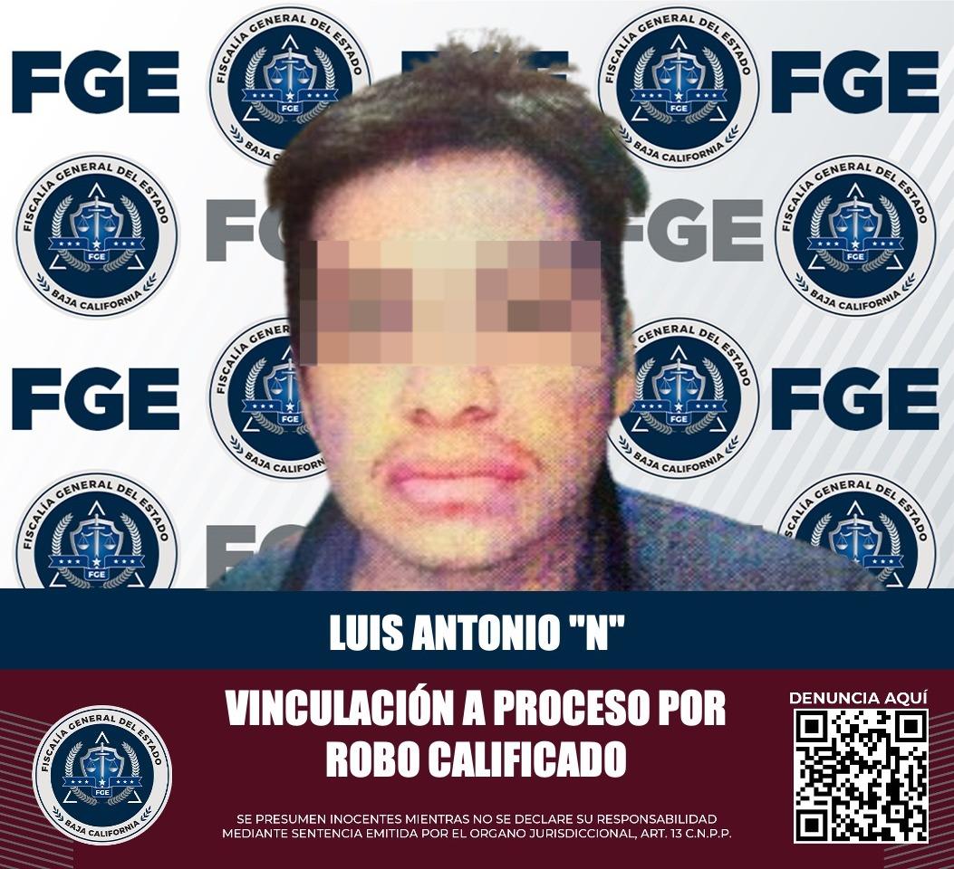 Queda en prisión preventiva acusado de robo calificado con violencia