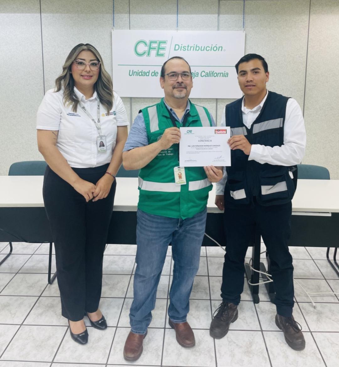 Fortalece IMSS Baja California cultura de seguridad y salud en el trabajo con capacitación a personal de CFE