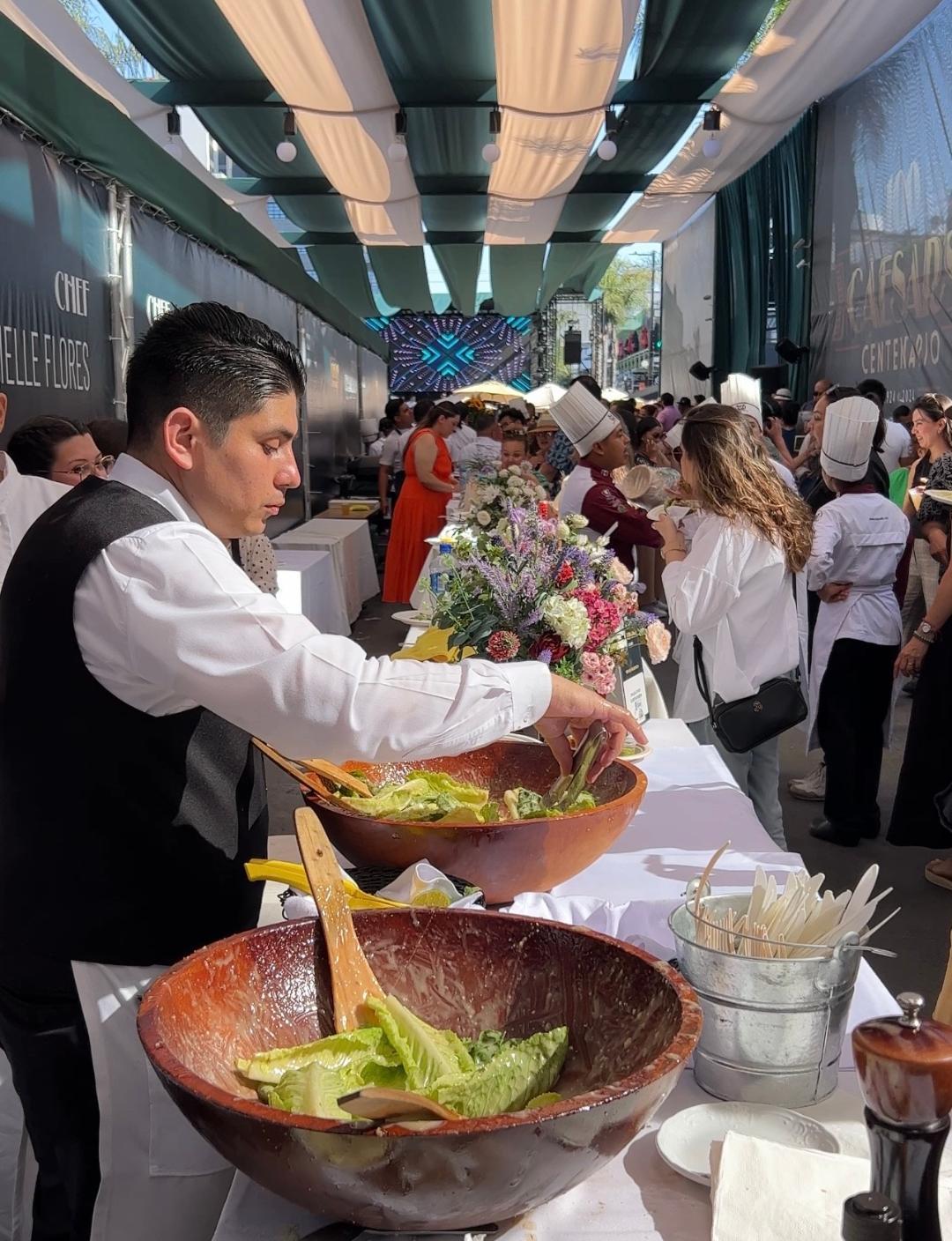 Reúnen talentos culinarios para celebrar el Centenario de la Ensalada Caesar’s