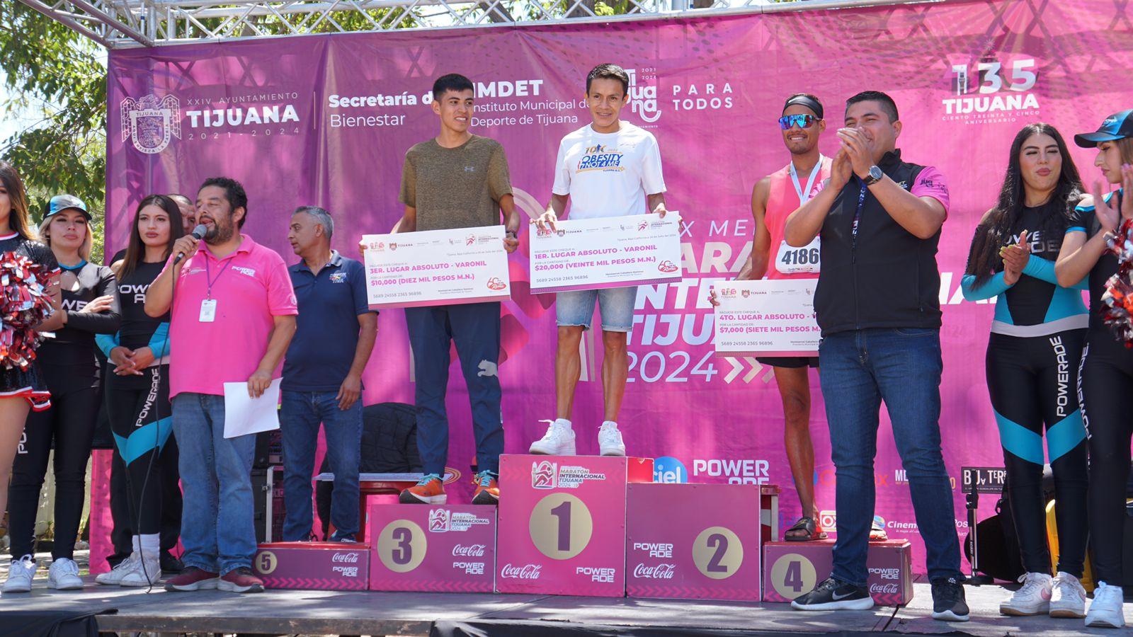 Gana mexicano 29 Medio Maratón Internacional de Tijuana