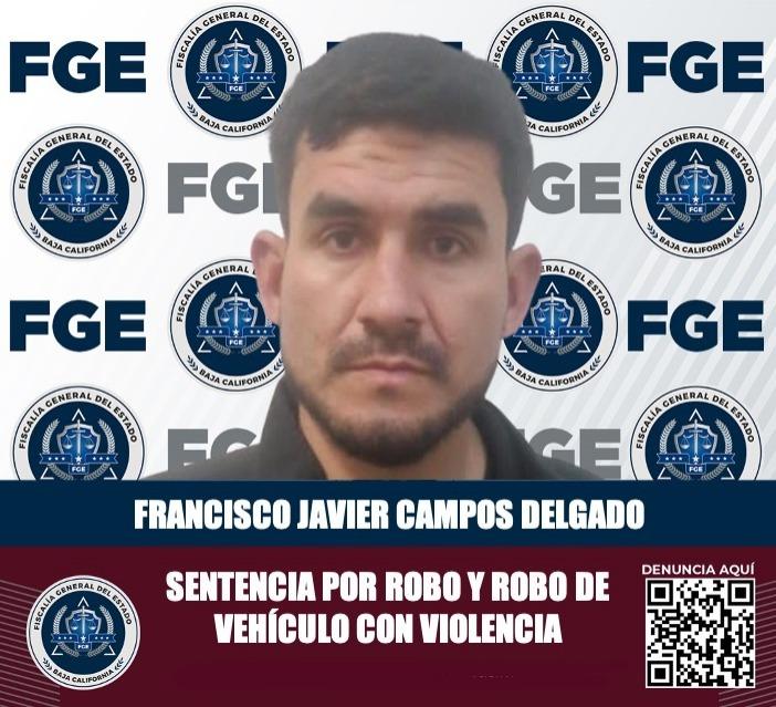 Logra la FGE que se imponga sentencia de 5 años y 8 meses de prisión a sujeto por robo y robo de vehículo con violencia