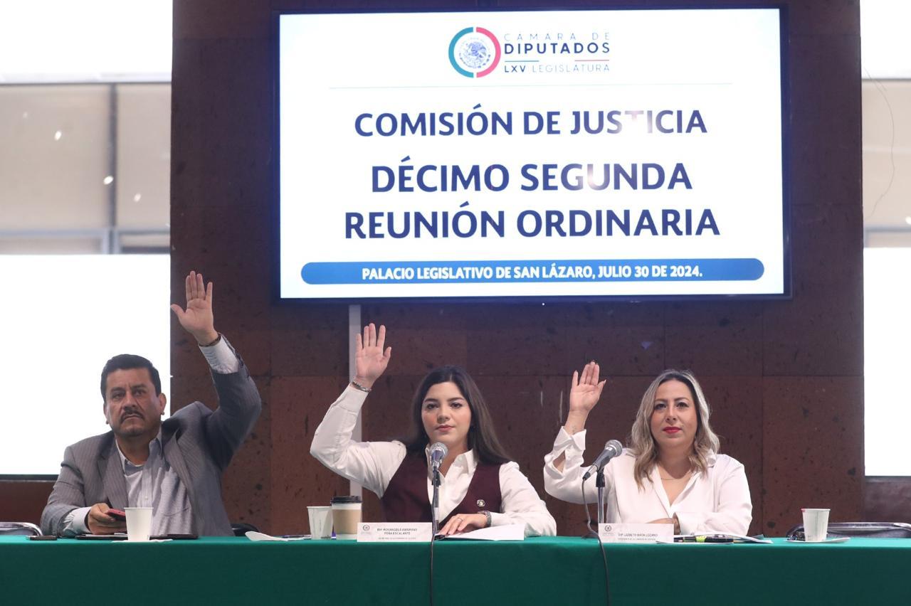 La Comisión de Justicia aprobó su informe final de actividades de la LXV Legislatura