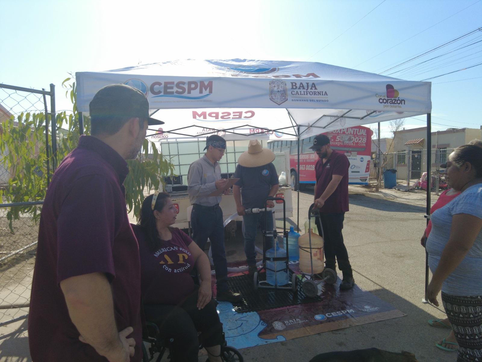 CESPM LLEVA PROGRAMAS DE AGUA BIENESTAR Y CAJA MÓVIL A COMUNIDADES DE MEXICALI