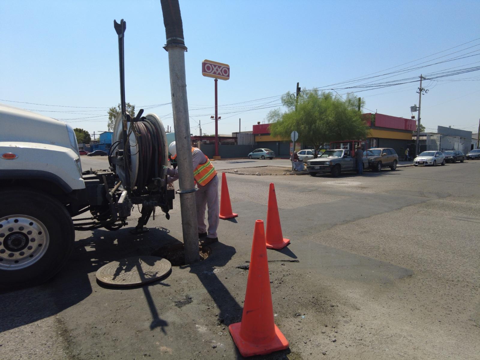 CESPM CONTINÚA CON JORNADAS DE DESAZOLVE EN MEXICALI