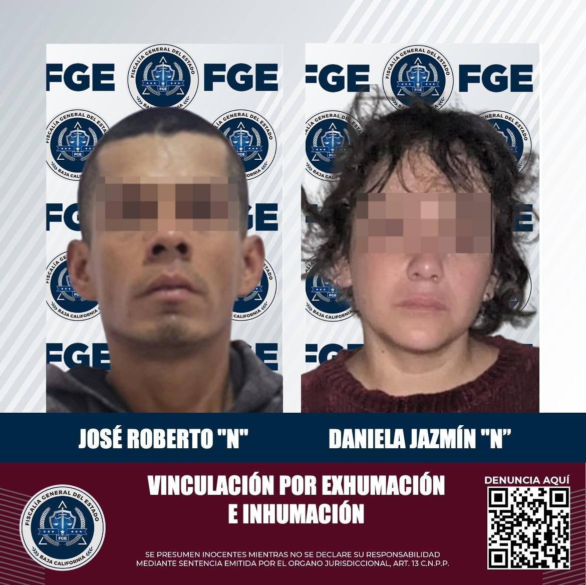 Son vinculados a proceso una mujer y un hombre por el delito de inhumación y exhumación de cadáver