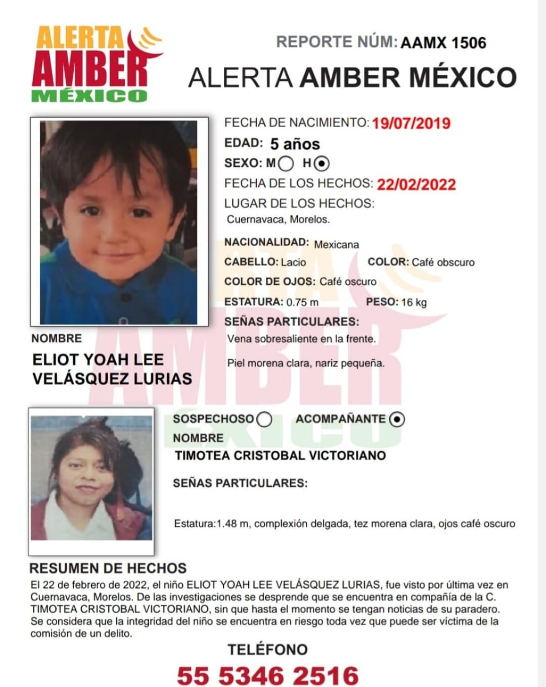 COLABORACIÓN- ALERTA AMBER