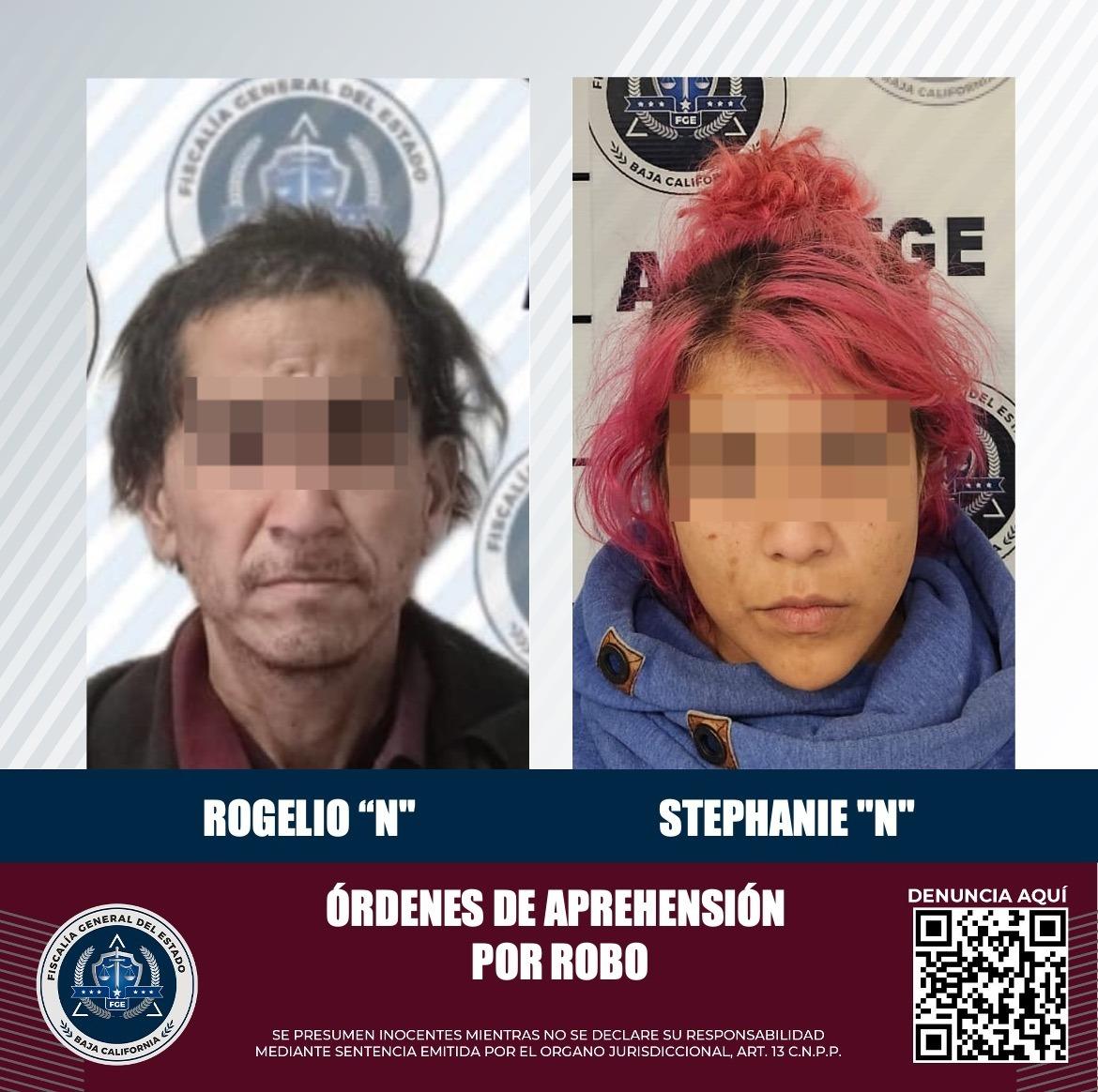 Una mujer y un hombre fueron aprehendidos por robo