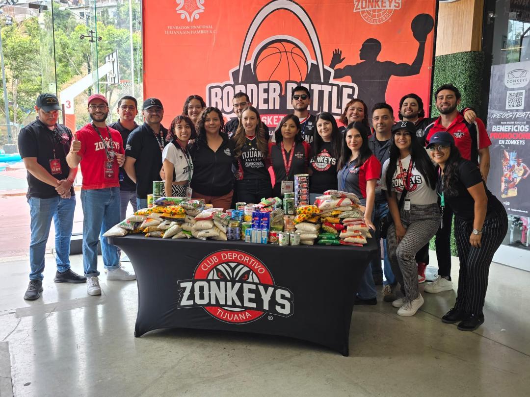 Arrancan donaciones de alimentos para la causa que apoya Torneo “Border Battle” 2024