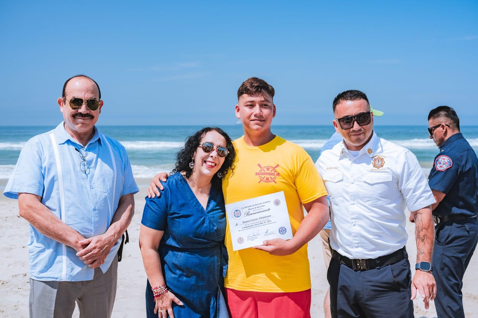 Concluye Ayuntamiento de Rosarito con éxito el Campamento Salvavidas Jr.