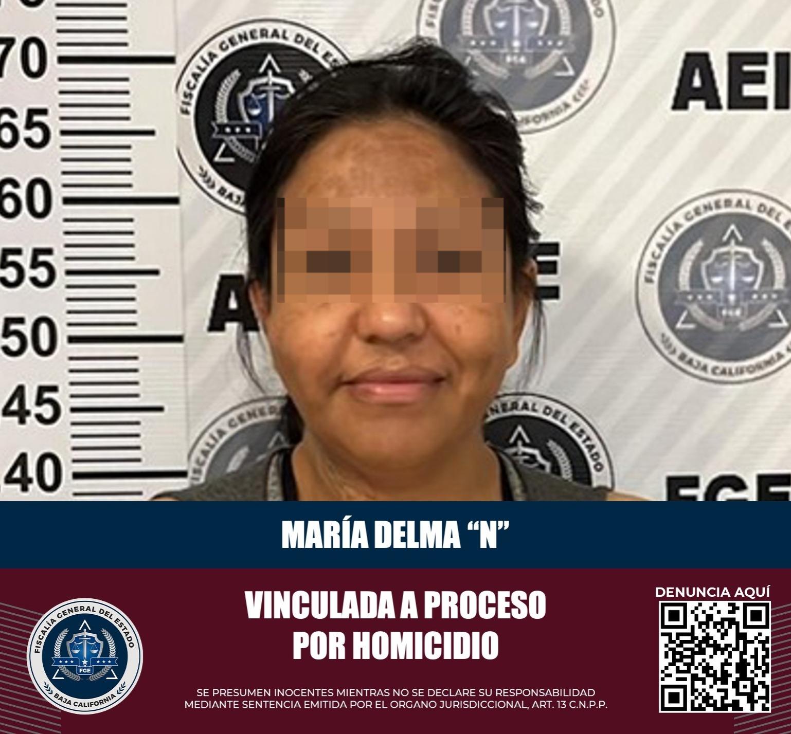 Mujer queda en prisión preventiva por el delito de homicidio calificado con ventaja