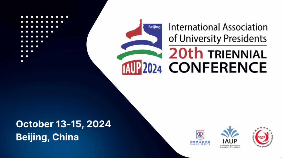 LA 20° CONFERENCIA TRIENAL DE IAUP ABORDARÁ EL IMPACTO DE LA IA GENERATIVA EN LA EDUCACIÓN SUPERIOR EN BEIJING, CHINA