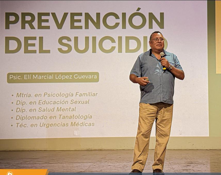 Concientizan a estudiantes sobre los factores de riesgo del suicidio