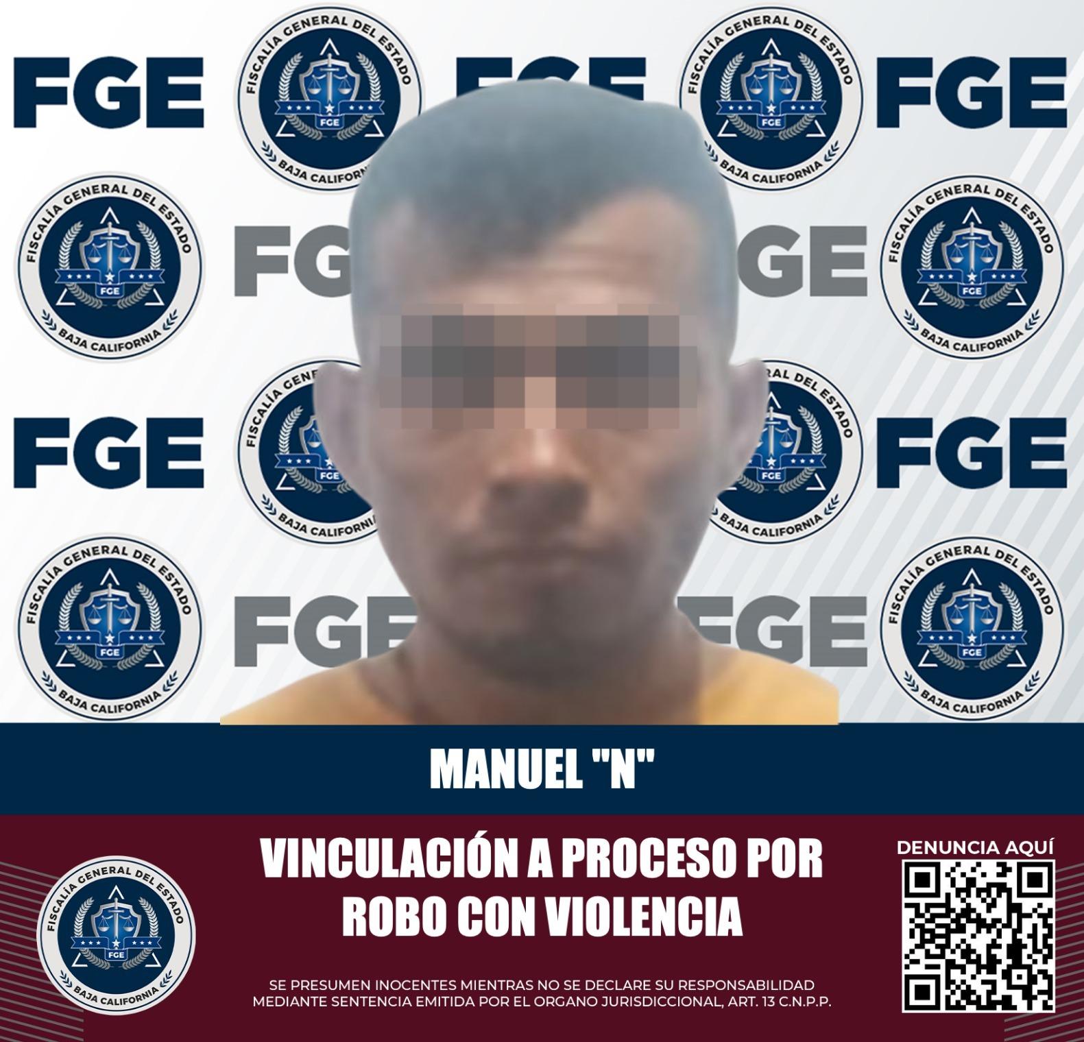 Por robo con violencia, hombre es vinculado a proceso en Tijuana