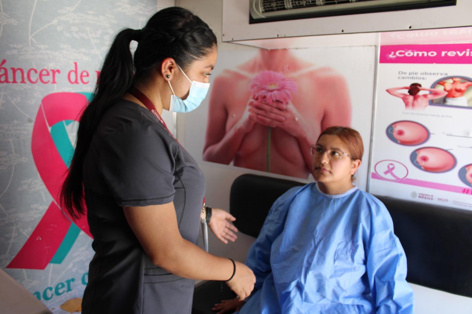 Módulo rosa móvil continúa prestando servicio en Plaza Monarca de Tijuana