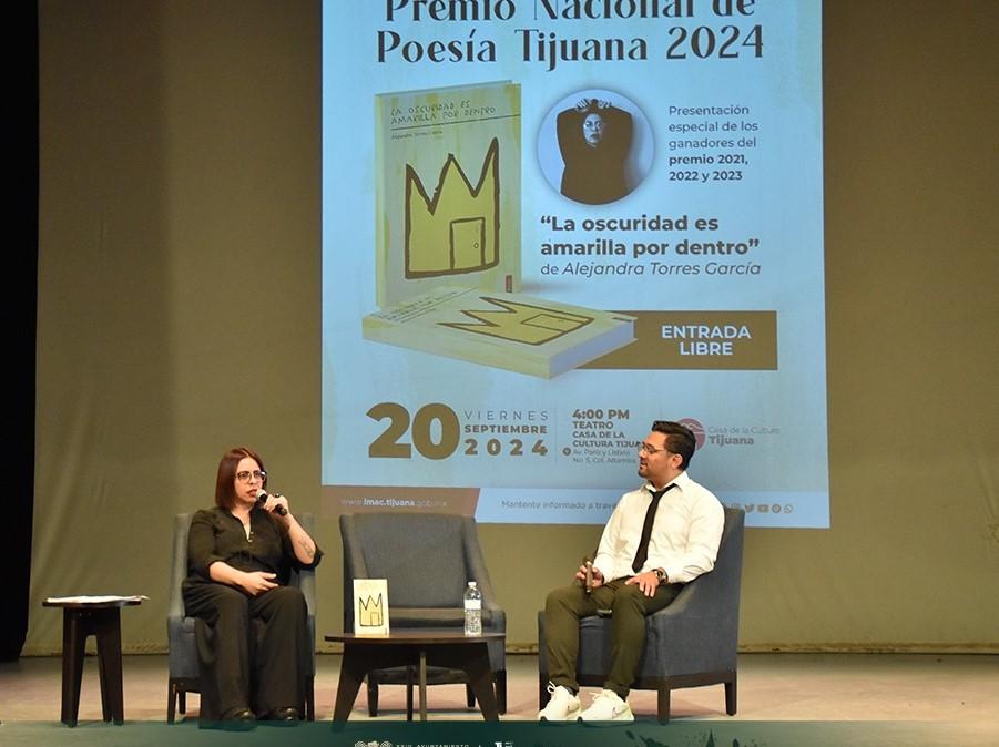 Escritora de chihuahua recibió el Premio Nacional de Poesía Tijuana 2024