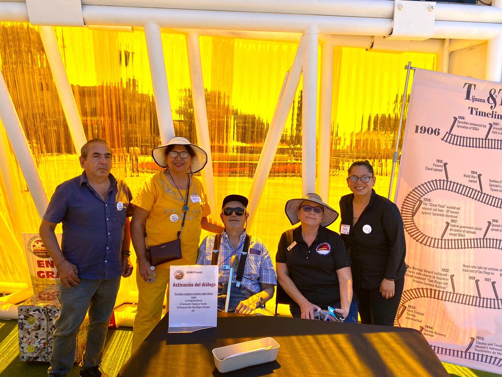 Participa secretaría de cultura en promoción de la exhibición “El Ferrocarril Tijuana & Tecate”