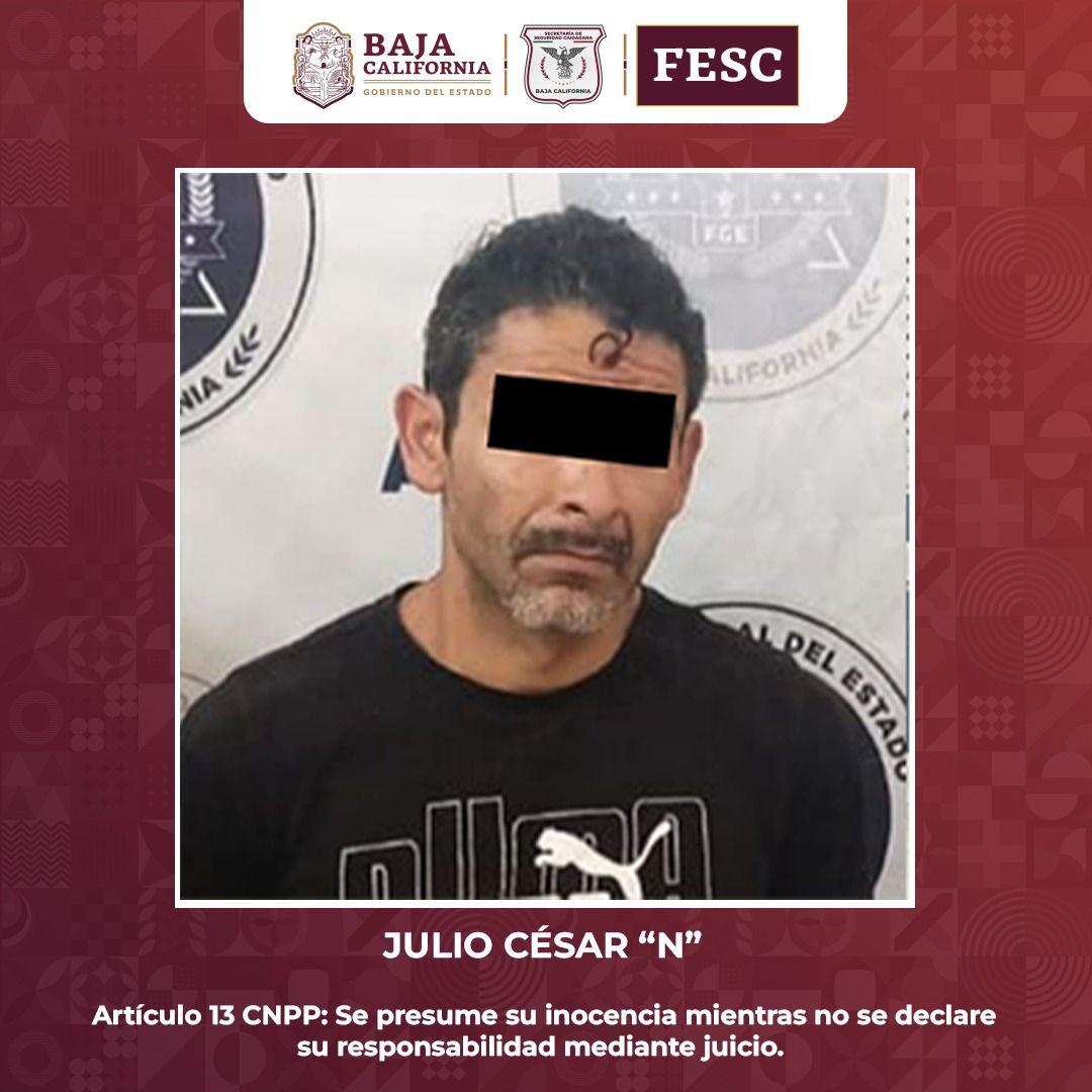 Detienen FESC y FGE a presunto homicida prófugo de la justicia de Baja California