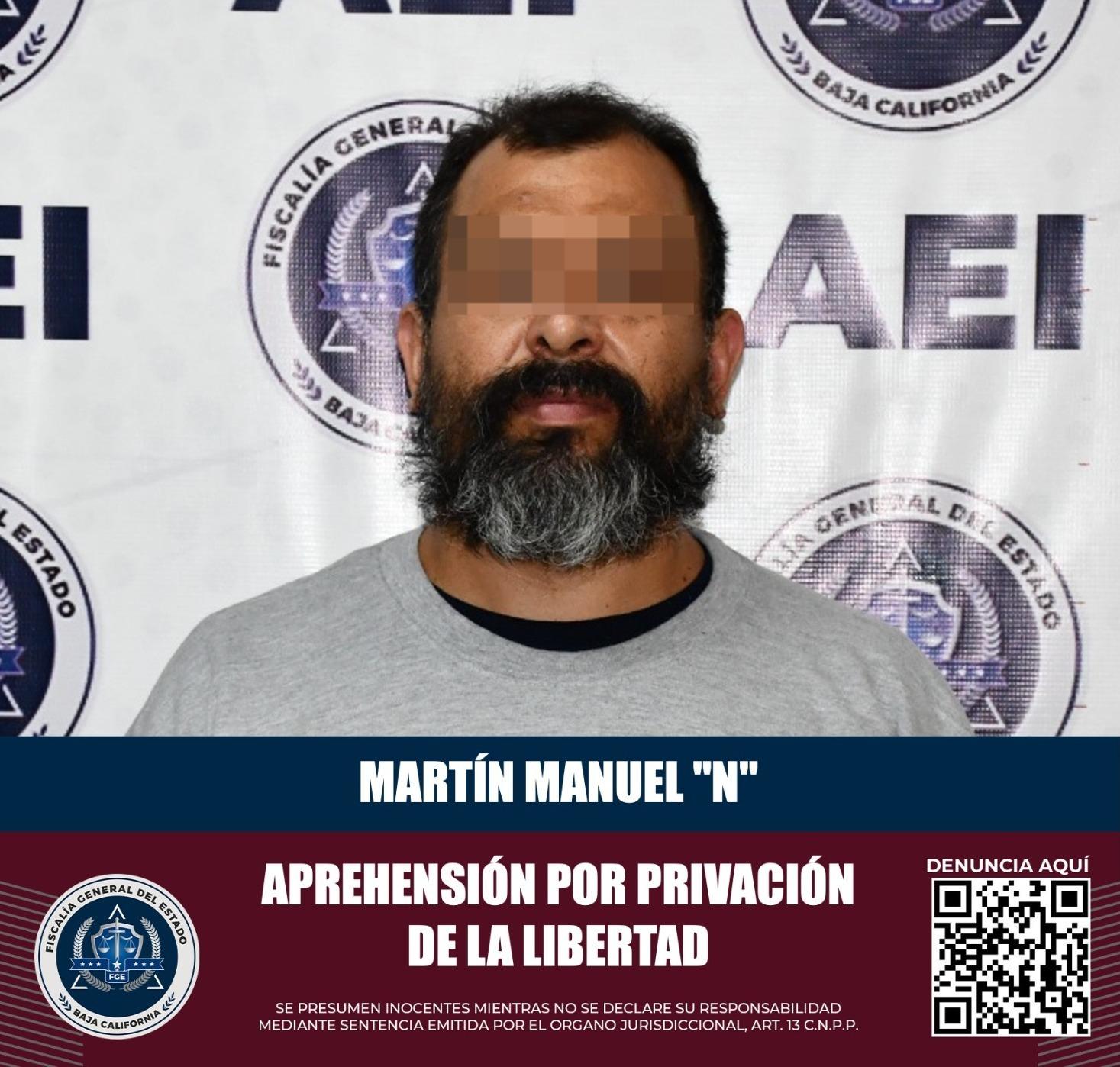 Aprehende la agencia estatal de investigación en Tijuana a imputado por privación de la libertad