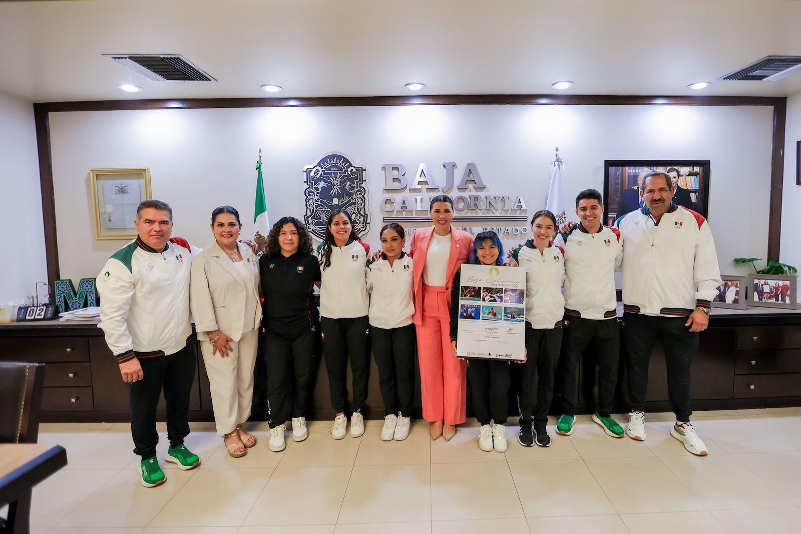 RECONOCE GOBERNADORA MARINA DEL PILAR A DEPORTISTAS OLÍMPICOS DE BAJA CALIFORNIA