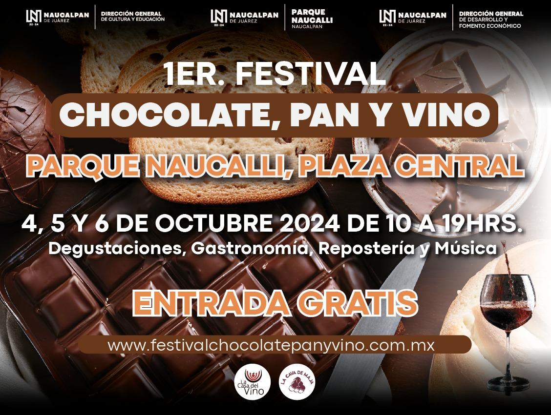 EL PARQUE NAUCALLI SERÁ ESCENARIO DEL PRIMER FESTIVAL CHOCOLATE, PAN Y VINO