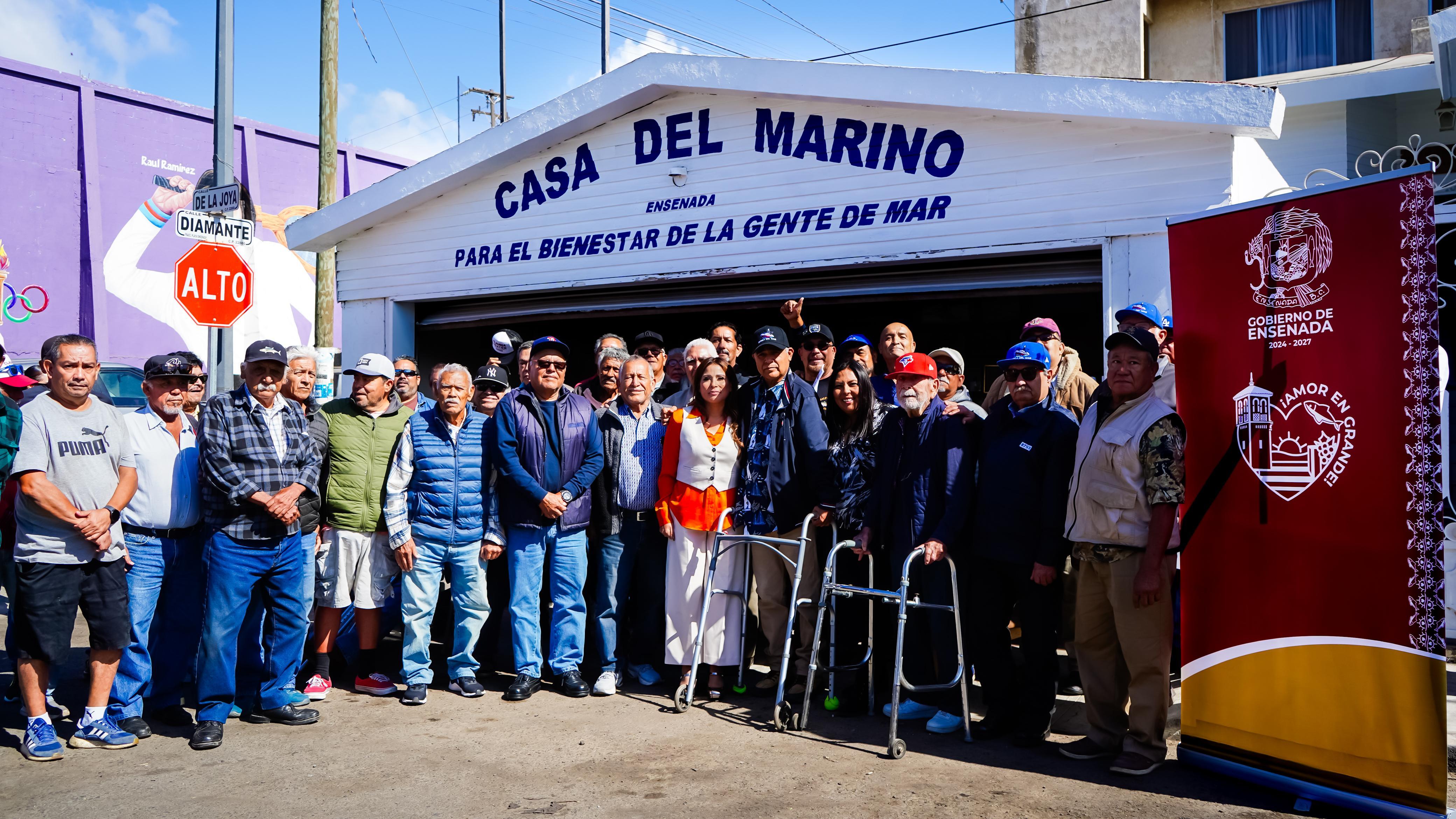 Apoyará alcaldesa Claudia Agatón proyectos que fortalezcan a la Casa del Marino de Ensenada