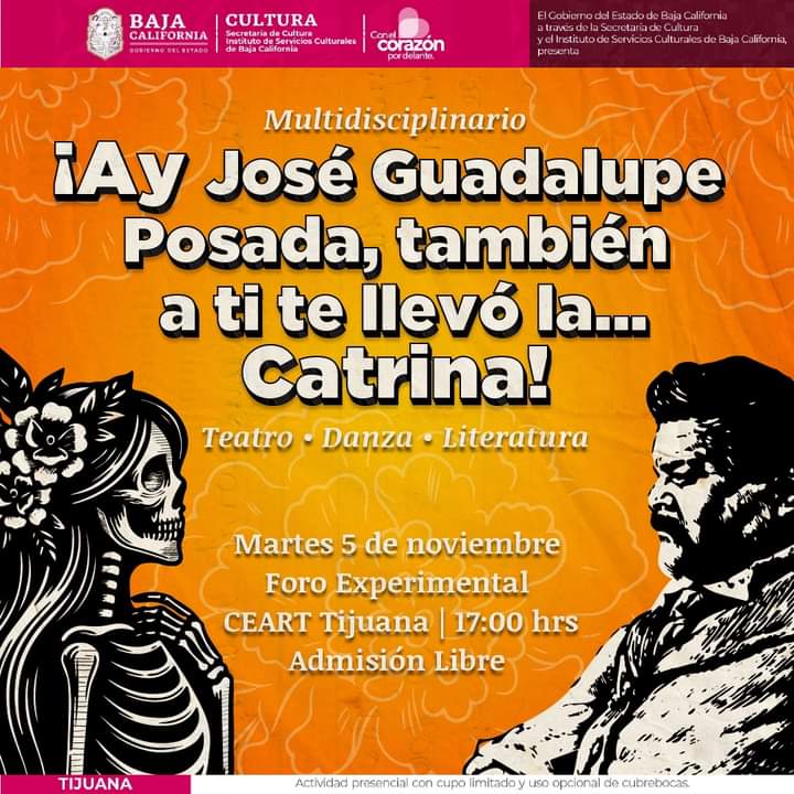 CEART Tijuana celebrará día de muertos con programa multidisciplinario