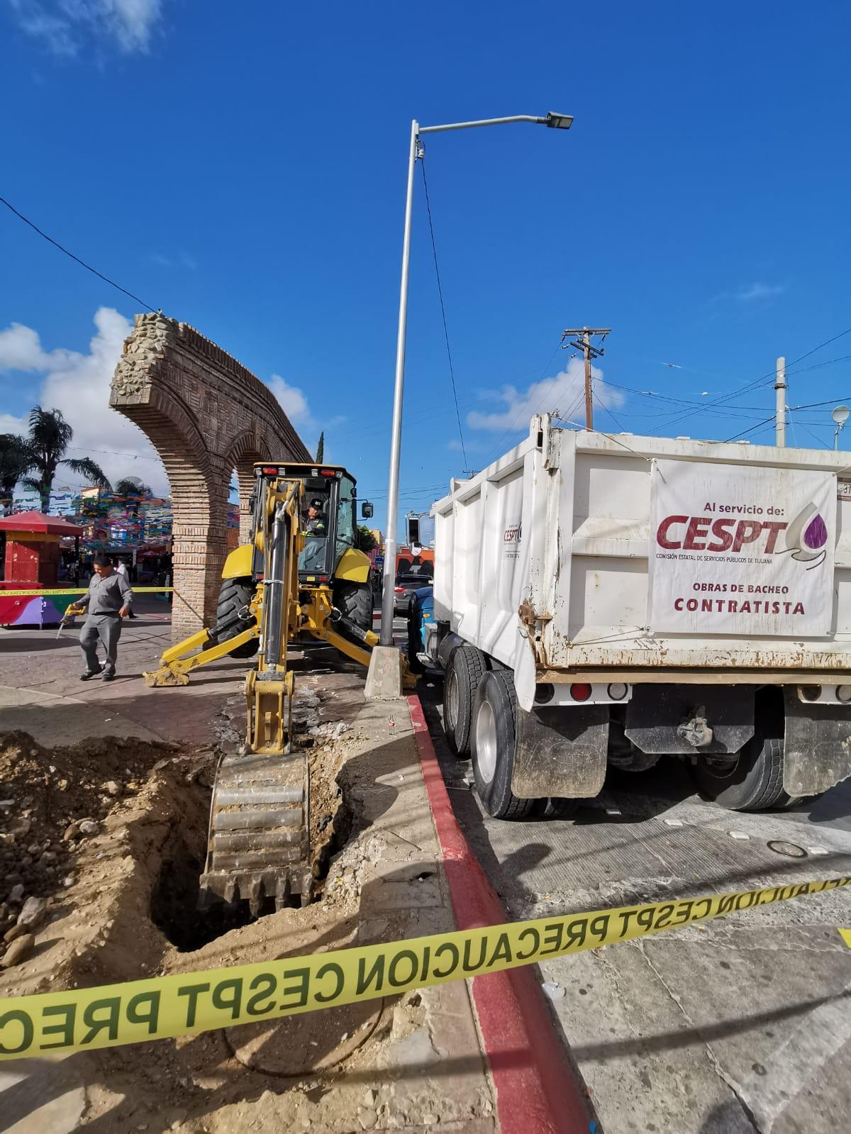 CESPT lleva a cabo mantenimiento correctivo en la infraestructura hidráulica y sanitaria de la ciudad