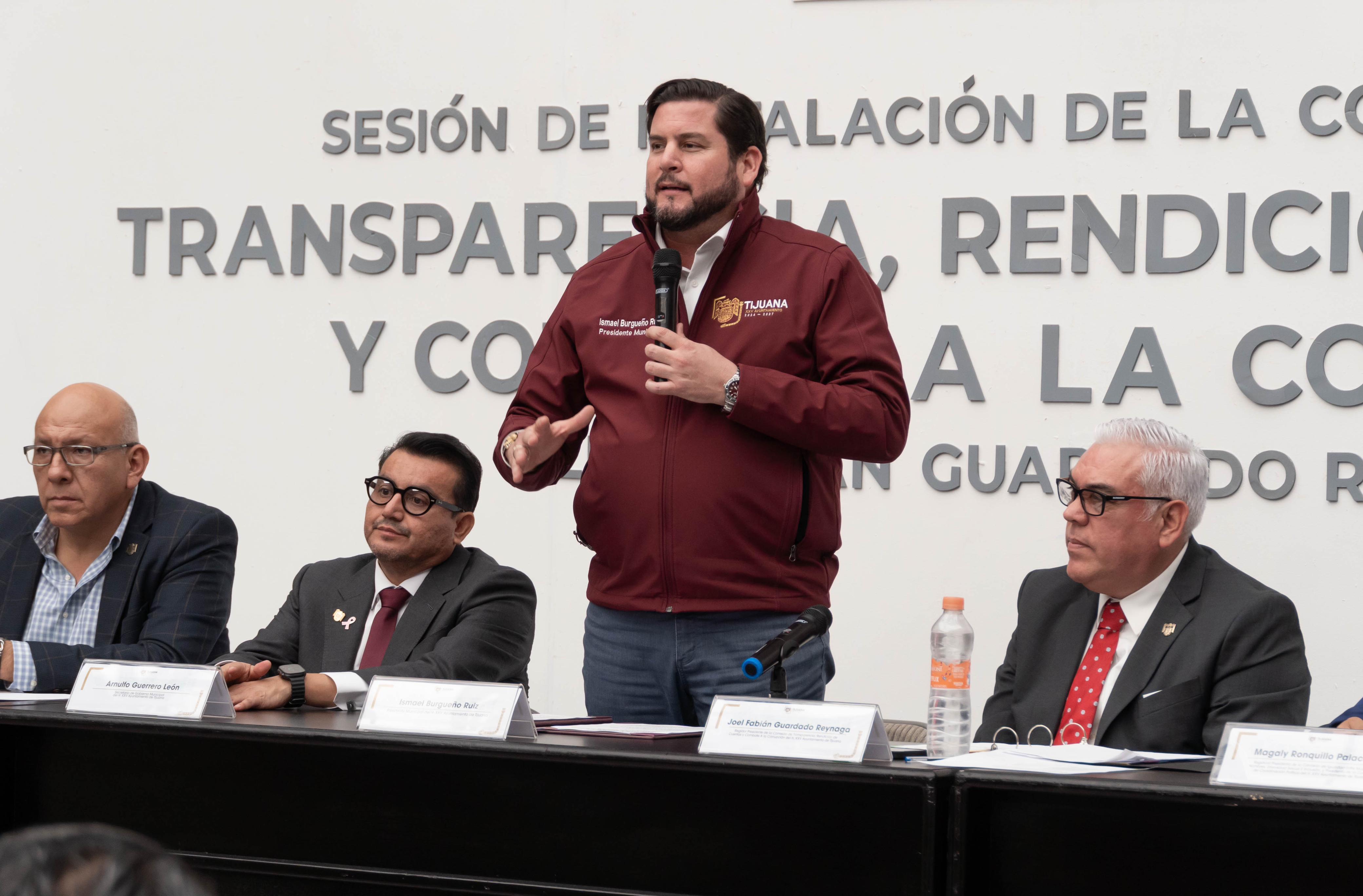 Reitera XXV Ayuntamiento de Tijuana su compromiso con la transparencia