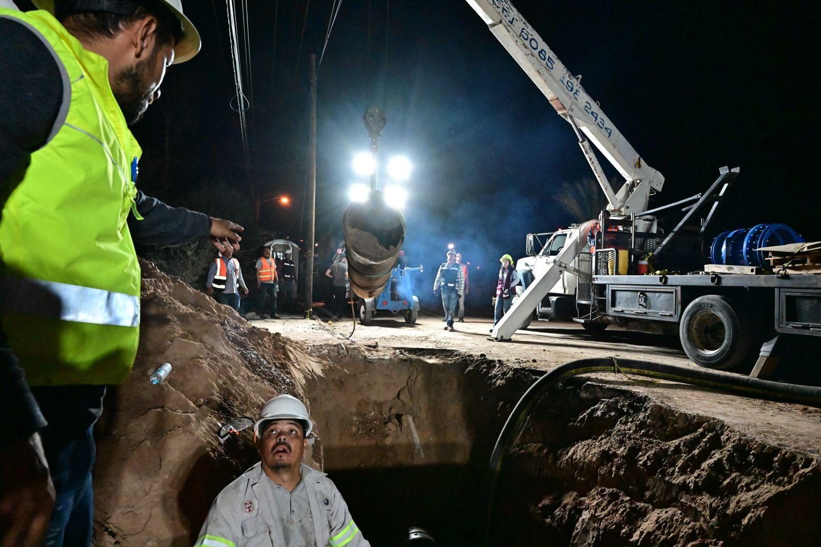 CONTINÚAN LOS TRABAJOS EN LA ZONA DEL PALMAR DE SANTA ANITA