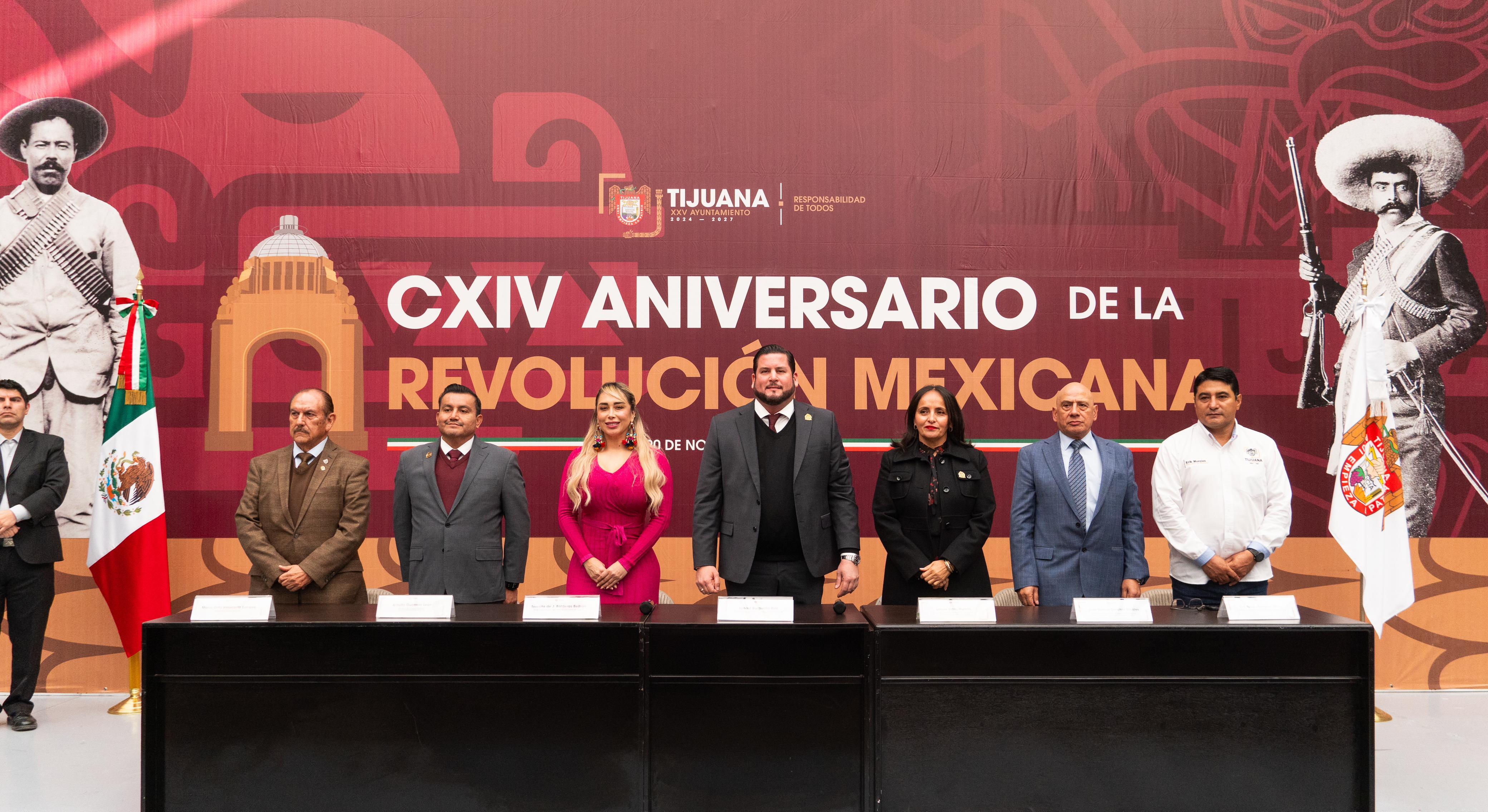 CONMEMORA EL XXV AYUNTAMIENTO DE TIJUANA EL 114 ANIVERSARIO DE LA REVOLUCIÓN MEXICANA CON DESFILE CÍVICO DEPORTIVO