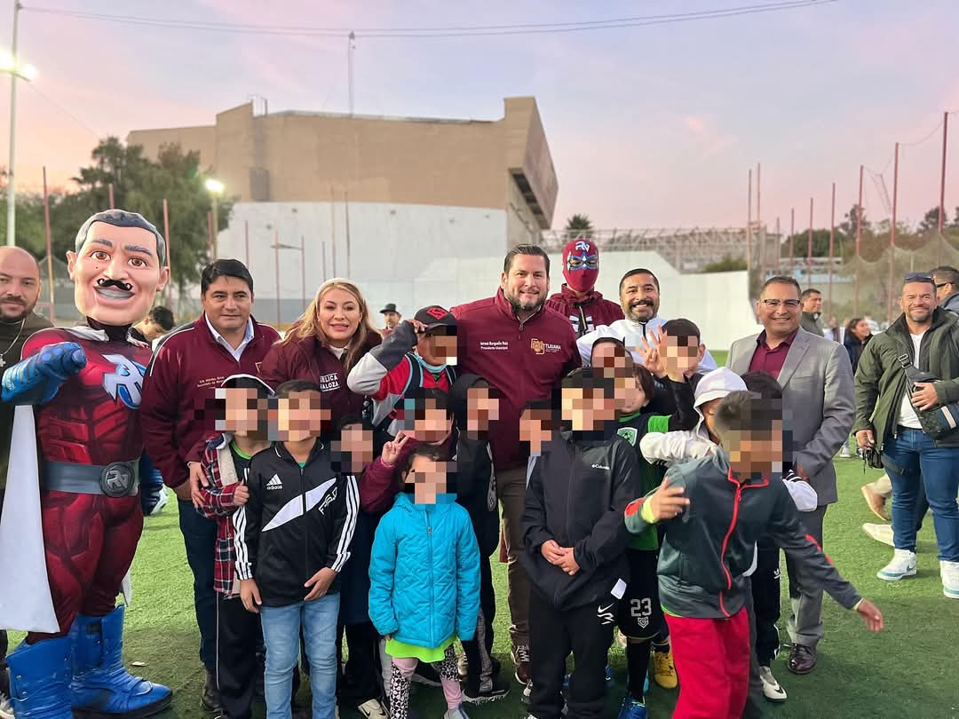 Destaca Ramón Vázquez labor de rehabilitación de canchas de fútbol en La Presa