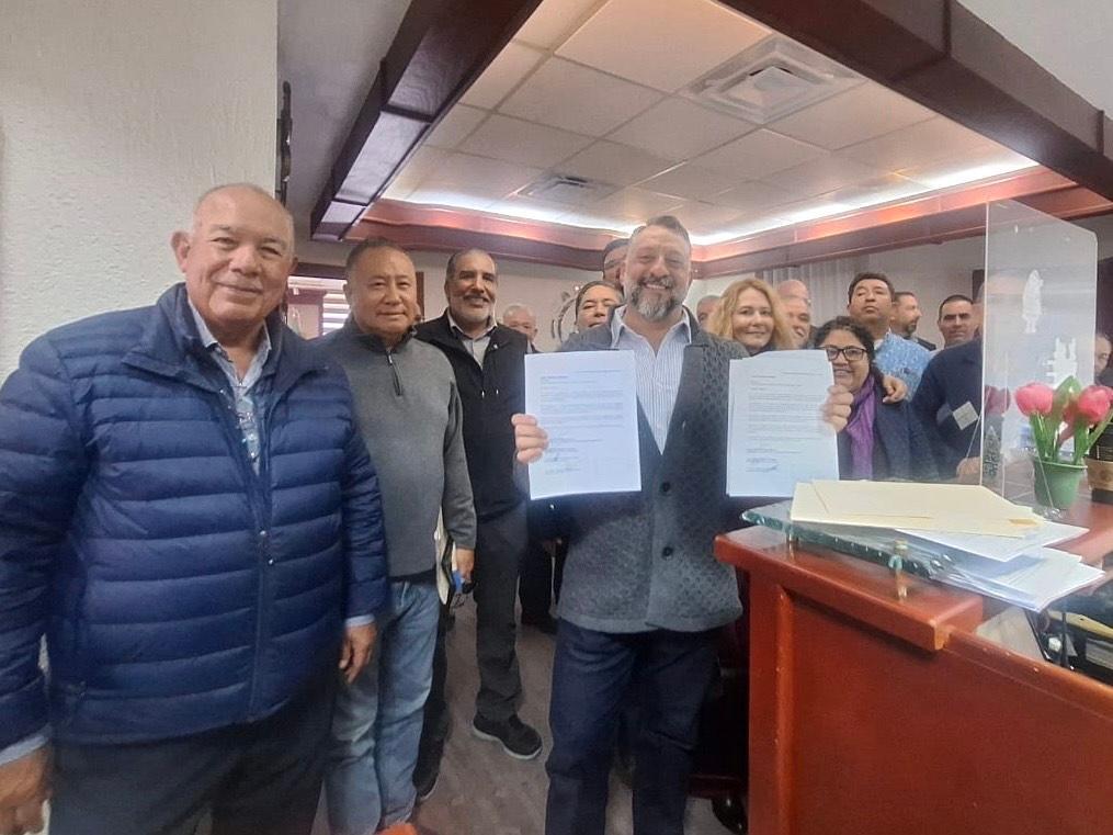 Presentan comerciantes Carta de Intención de integrar planilla ante Canaco Tijuana