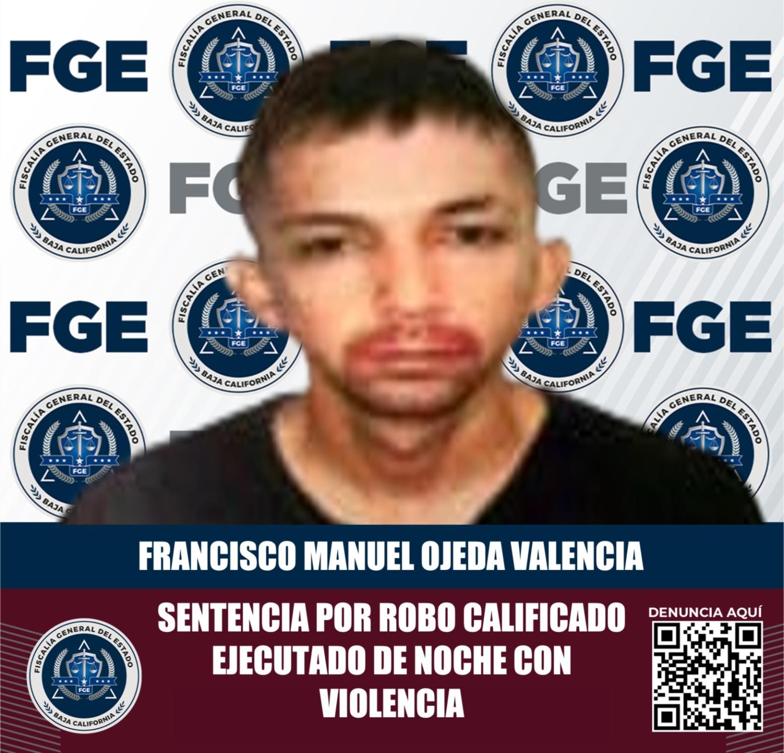 Logra FGE sentencia por robo calificado con violencia