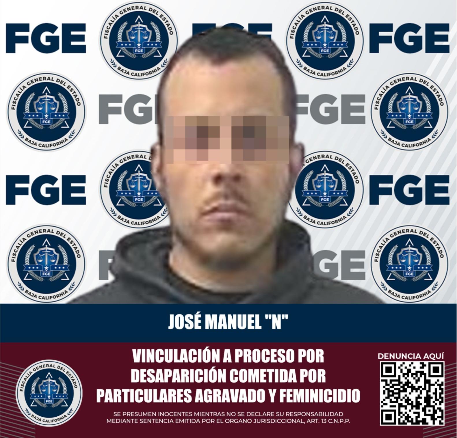 FGE logra vinculación a proceso contra un hombre por desaparición agravada y feminicidio