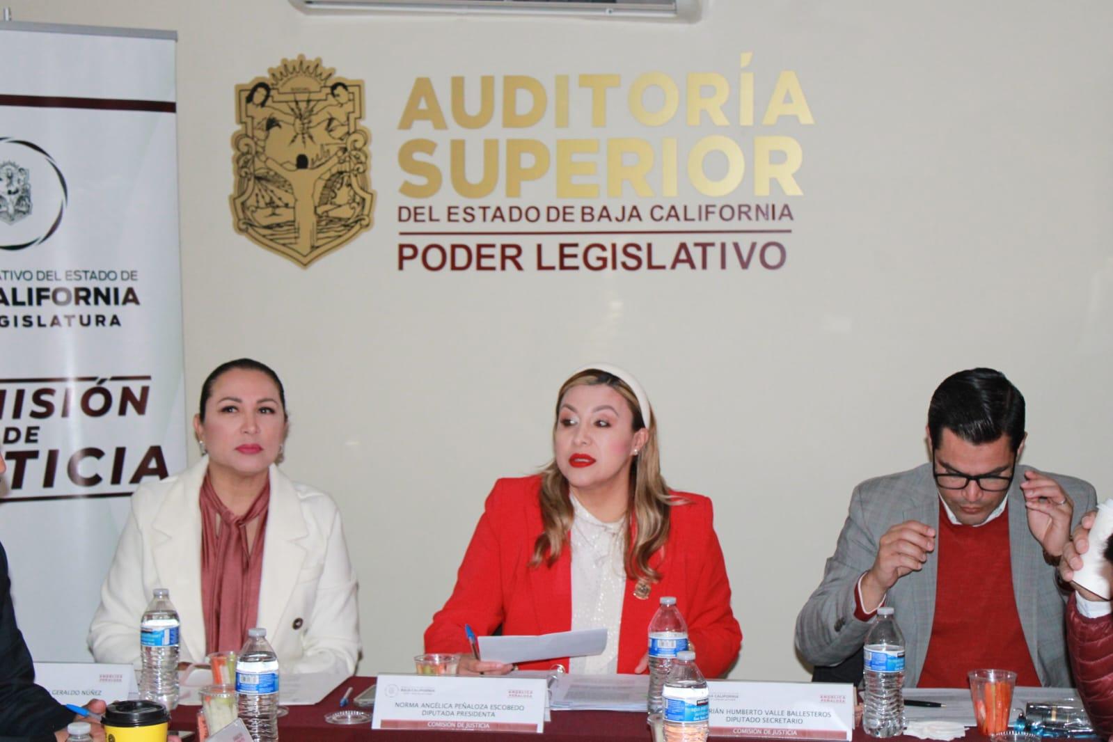 Aprueban reformas al código penal en comisión de justicia celebrada en Tijuana