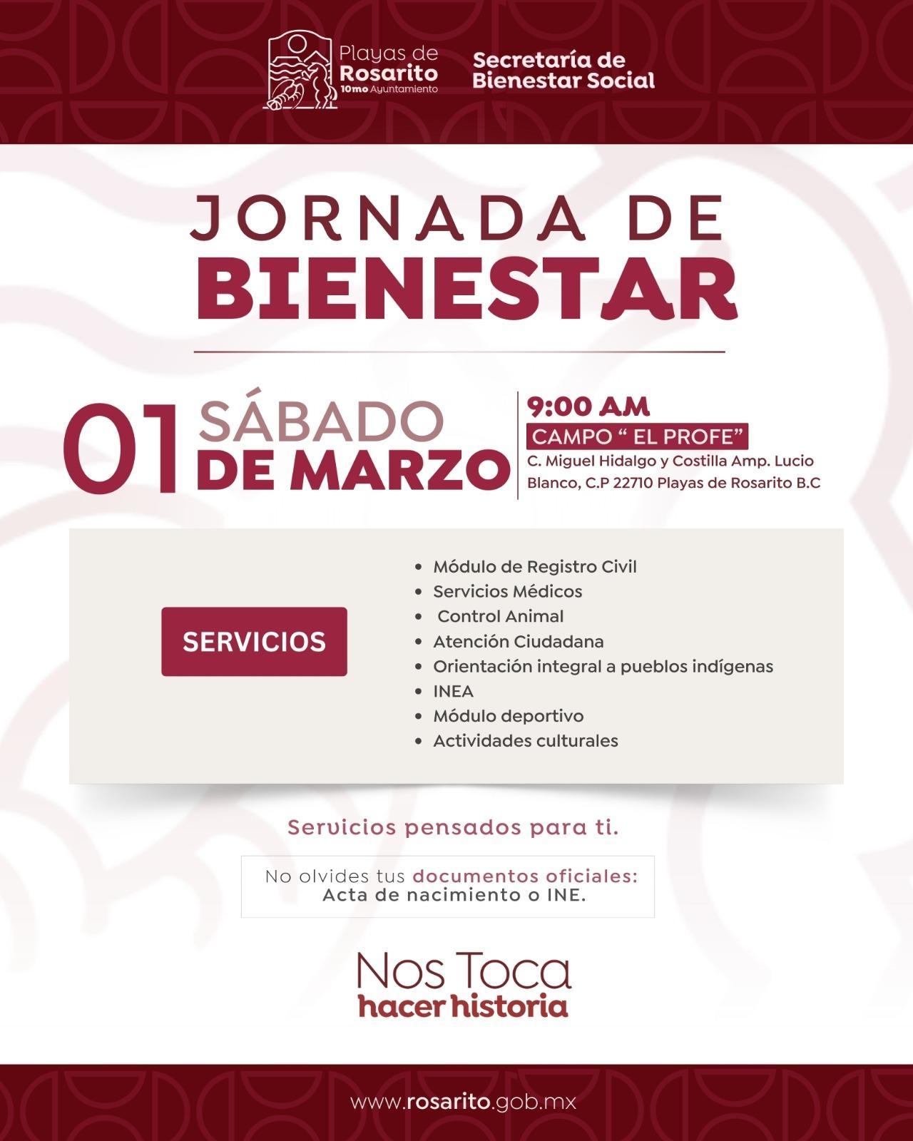 Gobierno de presidenta Rocio Adame invita a jornada de bienestar en campo El Profe