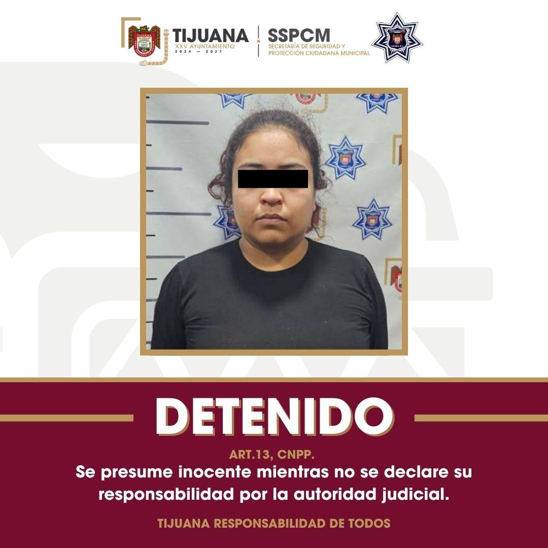 Detiene Policía Municipal a mujer por lesionar a su ex pareja con arma blanca