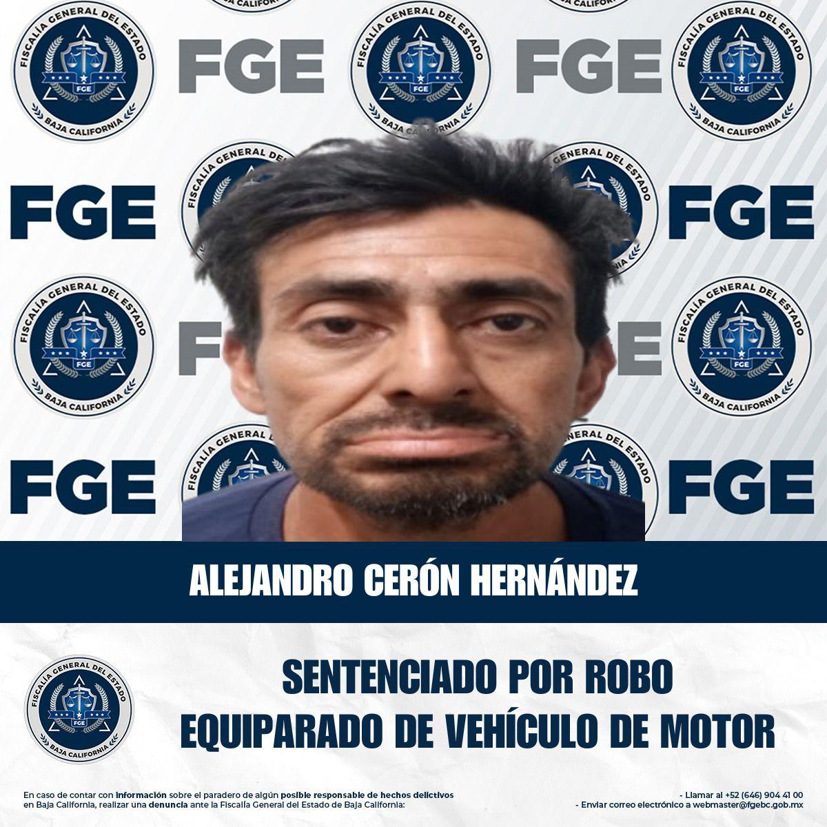 Sentencia de 2 años por robo equiparado de vehículo de motor